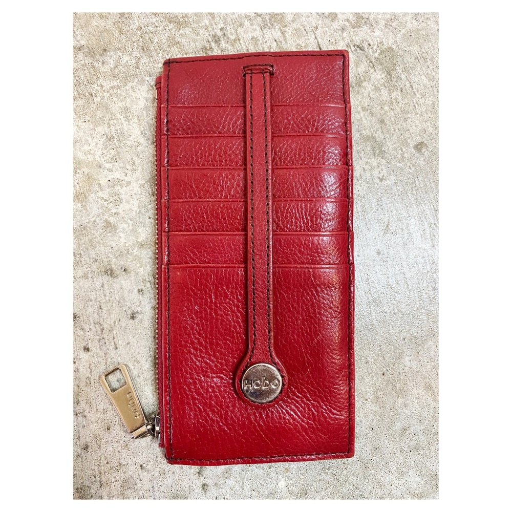 HOBO International Metro Slide Card Wallet leather